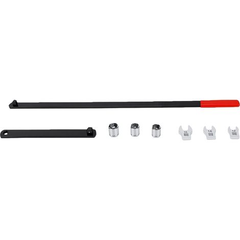 Kit di attrezzi da 8 pezzi per cinghie di trasmissione in acciaio al carbonio da 3/8" e 1/2" per la manutenzione dei motori automobilistici. (1/5)