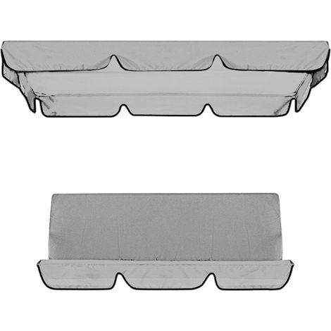Masque de protection  housse pour balancelle (16411415 cm) gris, housse de protection, 1 housse pour balancelle