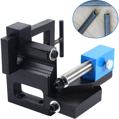 Coupe-tube 0-50 degrés 3/4" à 3" Outil de chanfreinage de tuyaux en plastique Machine à encoche pour couper le métal, cadre en acier (1/5)