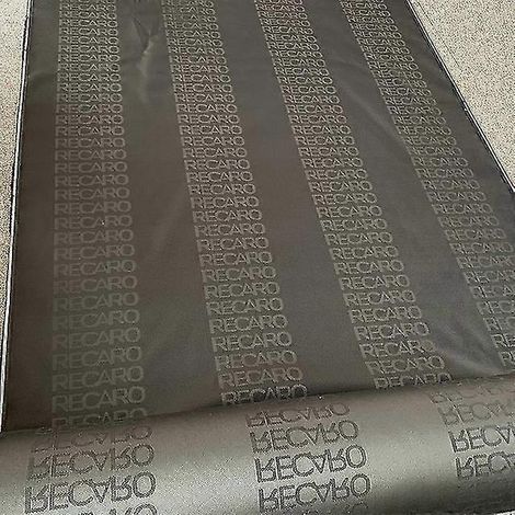 Housse de siège Recaro Hyper Bride de style JDM haute qualité en tissu, pour voiture de course, avec garniture de toit et panneau de porte, 100 cm x 160 cm Housse de siège Housse de siège Recaro noi (1/5)