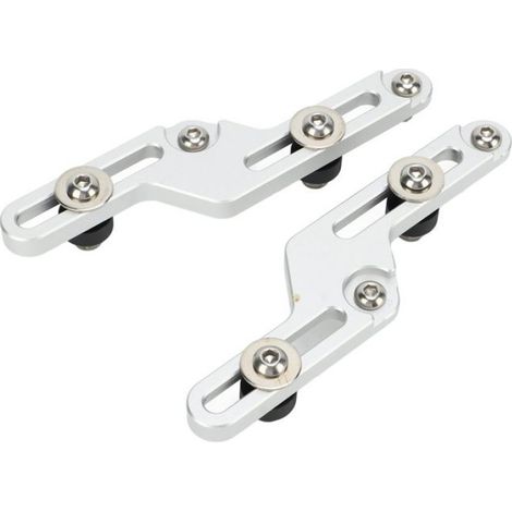 Support de Pare-Brise - Alliage d'Aluminium - Réglable en Hauteur - Pour V-Strom DL650 2017-2020 - Kit de Montage ×2 (1/5)