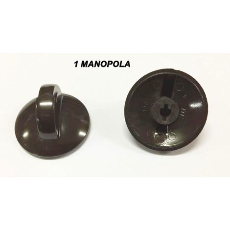 MANOPOLA CUCINA A GAS UNIVERSALE MARRONE PASSO MM 6 GAMBO LUNGO MM 7 1 PZ M 7007 (1/2)