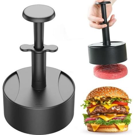 Presse À Hamburgers - Réglable En Épaisseur - Pour Grillades Et Préparation Maison - 1 Pièce (1/5)