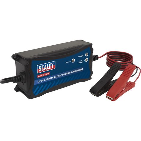Sealey Battery Maintainer Charger 12V 6A Fully Automatic SBC6