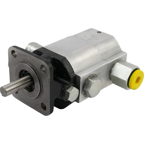 Pompe de fendeuse de bûches hydraulique, design compact, performance puissante, noir (1/2)