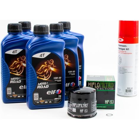 Kit Entretien Vidange pour DUCATI DIAVEL 1260 S de 2019 à 2022 - ELF MOTO 4 ROAD 15w50 5L