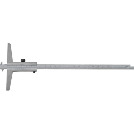 Fortis Tiefenmessschieber mit Schieber mit doppelten 200mm (1/5)
