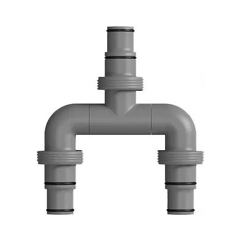 Tuyau de piscine, raccord, adaptateur de diamètre 38 mm/32 mm, raccord en T pour tuyau de piscine (1/5)