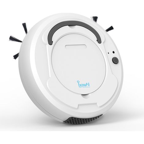 Automatique Intelligent Balayage Robot Aspirateur Robot Aspirateur Sol Dépoussiérage USB Rechargeable Balayeuse 1 pc Blanc