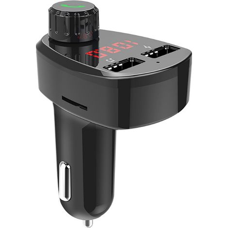 Lecteur MP3 Bluetooth pour voiture G13, kit mains libres Bluetooth pour voiture, noir (1/5)