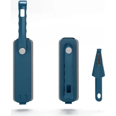 TrAdE Shop Traesio - Spazzola Per Pulizia Casa Pieghevole Portatile Multifunzionale Panno Spugna In Microfibra - (1/5)