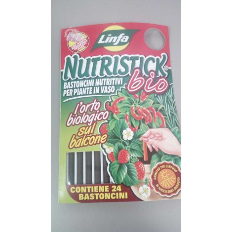 CONFEZIONE NUTRISTICK-BIO BASTONCINI PER PIANTE IN VASO