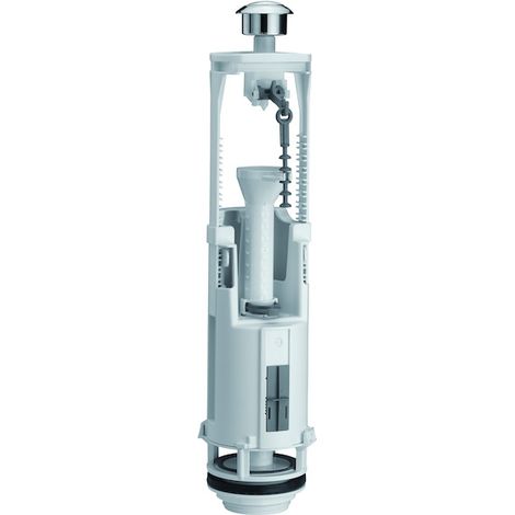 Siamp – Mécanisme de chasse d'eau OPTIMA S – Latéral double volume – Compact certifié NF – Hauteur ajustable 282-432 mm