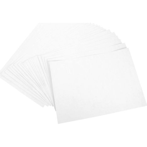 50 feuilles d'étiquettes d'adresse imprimables, étiquettes adhésives nominatives pour imprimante, papier autocollant imprimable-29.70X21.00X1.20CM-White