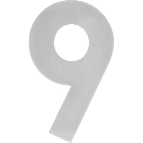 Alpertec Hausnummer 9 Edelstahl Hausnummern Hausnummerschild