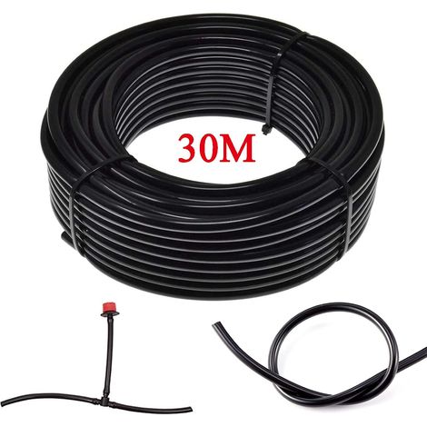30 m 4/7 mm Automatic Garden Irrigation System Garden Irrigation Hose Micro Drip Irrigation Hose for Garden, Plant Irrigation System Flowers for Garden Lawn (1/5)