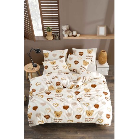 Funda nórdica, funda nórdica, ropa de cama Set Mustard Blanco Gris Rosa
