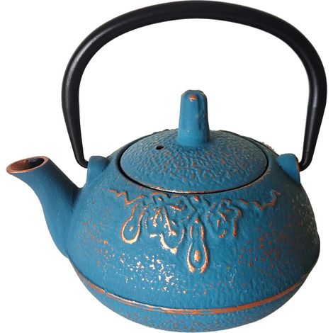 Teiera in ghisa blu 0,3 l