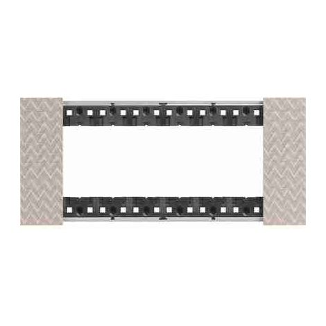 BTIKA4806MM Placca Living Now 6 moduli