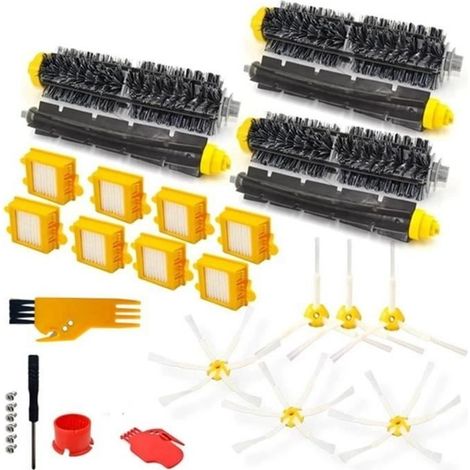 Spazzola principale con filtro HEPA per aspirapolvere iRobot Roomba 700 760 770 772 774 775 776 780 782 785 786 790 (1/4)