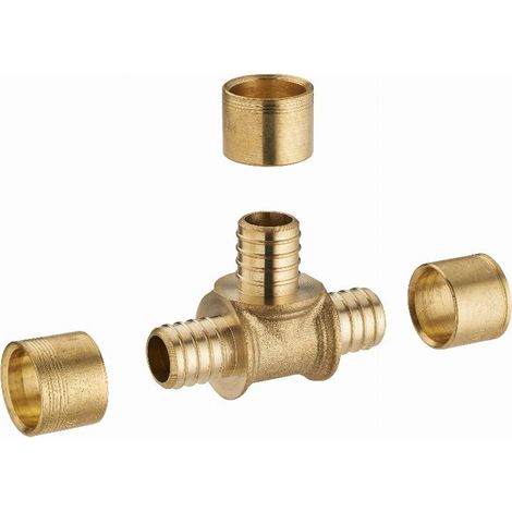 T igual para tubo NOYON & THIEBAULT PER - Ø 20 mm Anillo de latón - 3190-20L1