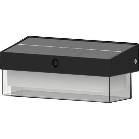 Trade Shop - Solarwandleuchte mit Bewegungssensor 3 Lichtmodus 6000k IP54 im Freien ZQ-BD-006gy -