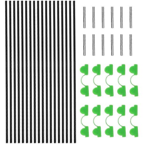 Un ensemble complet d'arches de jardin pour plates-bandes surélevées, couvertures entre les rangs, arches de serre de jardin, arches de serre pour plates-bandes surélevées, arches de tunnel de jardin, (1/5)