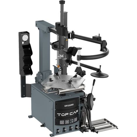 Topcar – Machine démonte pneu semi-automatique DP350MS – 350V – Capacité 12'' à 26'' – Force de décollage 2700 kg – Vitesse 6 rpm (1/5)