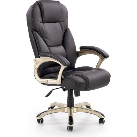 Silla de oficina Houston 189, Negro, 112x67x70cm, Con reposabrazos, Con ruedas, Mecanismo de la silla: Inclinación (1/5)