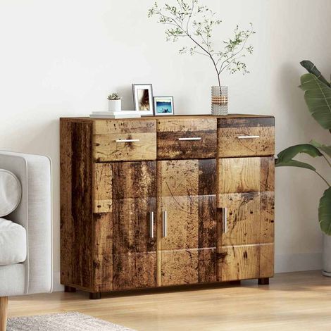 Sideboard FLORIN Altholz 88,5 x 30,5 x 73 cm Holzwerkstoff