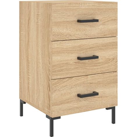 Maison Exclusive - Comodino Rovere Sonoma 40x40x66 cm in Legno Multistrato