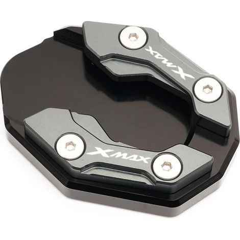 Béquille latérale en titane compatible avec les modèles Yamaha XAMX300, XMAX 300 et X-MAX 350 (2015-2021, 2020 et 2019) - Rehausse de repose-pieds CNC maxpower (1/4)