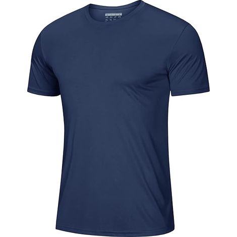T-Shirt Manches Courtes - Protection UV UPF 50+ - Tissu Polyester Respirant Rapide Séchage - Pour Course À Pied Yoga Randonnée - 1 Pièce (1/3)