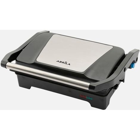 Grille électrique Galeon 1200W noire avec plaques antiadhésives 26x16,5 cm (1/3)