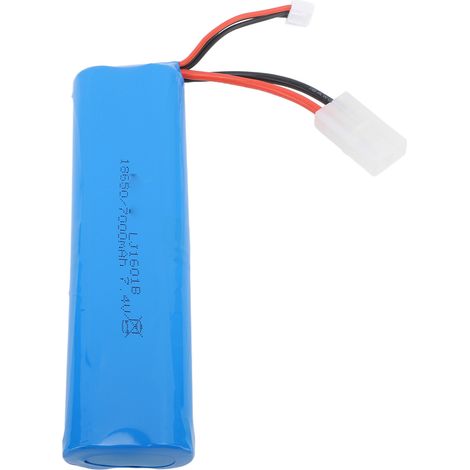 Batterie Lipo RC 7.4V 7000mAh avec Protection Surcharge et Court-Circuit pour Chars 3818 3889 3809 - Haute Capacité (1/5)