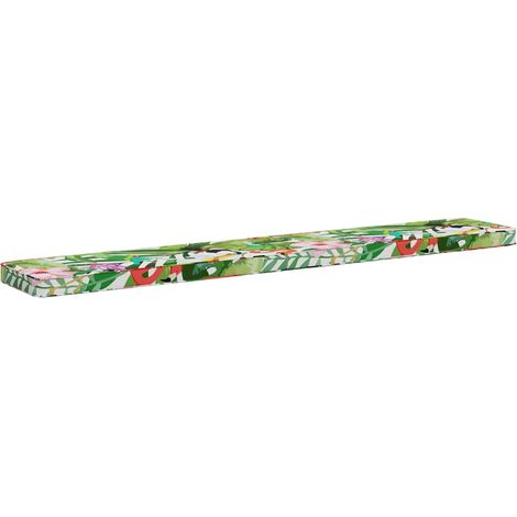 1-teiliges Bankkissen VUGHT 100 % Polyester Mehrfarbig vidaXL