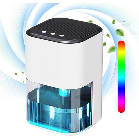 Déshumidificateur électrique 2000ml,Déshumidificateur d'Air Electrique Silencieux Portable,Petit déshumidificateur,Deshumidificateur d' air Anti Moisissure,Petit déshumidificateur,Pour la cave,armoire (1/5)