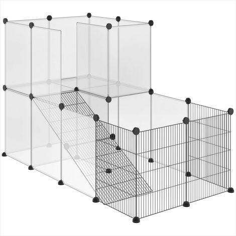 Cage pour rongeur Enclos modulable pour petits animaux 140 x 70 x (1/5)