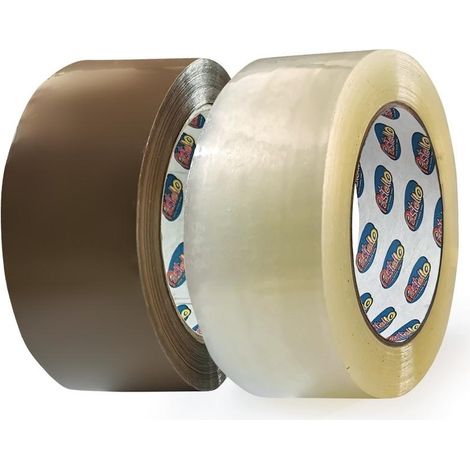 Gummi-Verpackungsband 100 m braun