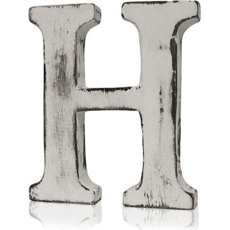 Lettres Shabby Chic - H- Vendu par 1