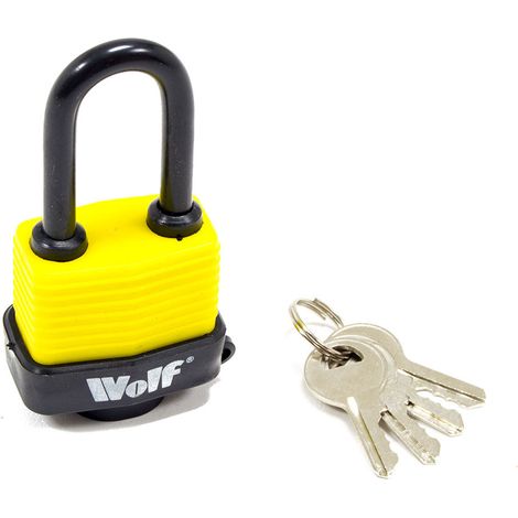 40mm Padlock Wolf Long Shackle Heavy Duty Security Lock with Keys (1/5)