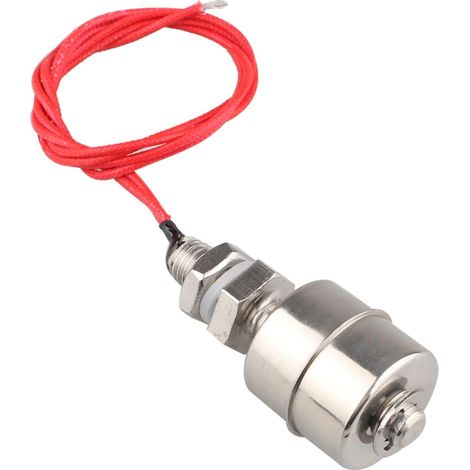 Interrupteur Flottant capteur de Niveau d'eau Liquide Interrupteur Flottant a Angle Droit en Acier Inoxydable pour Aquarium L = 45mm (1/5)