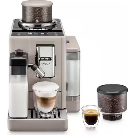 DeLonghi Rivelia EXAM440.55.BG Beigefarbene Automatische Kaffeemaschine