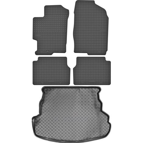 Juego de alfombrillas de goma para coche y alfombrilla para maletero para Mazda 6 I Sedán (2002-2007). (1/5)