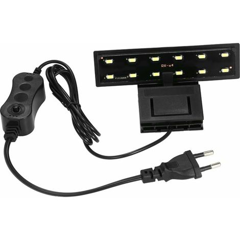 Ultradünne LED-Aquarienleuchte, ultrahelle Klemmleuchte, 12 LEDs für Aquarien, 5 W