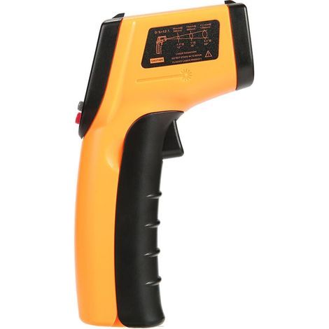Infrarot-Thermometer, berührungsloses Laser-Thermometer, Infrarot-Thermometer von -50 °C bis 400 °C, hintergrundbeleuchtetes LCD-Display (1/4)