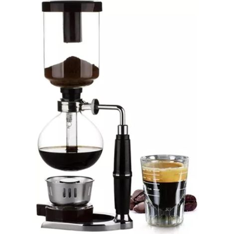 Coffee Siphon, Glass Coffee Maker, Coffee Siphon Coffee Maker, Hand Infused Coffee Maker, Portable Siphon Coffee Machine Kit, For Home And Office (1/5)