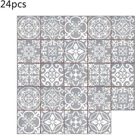 24 stickers muraux à motif marocain, à décoller et à coller, pour la décoration de votre crédence, cuisine ou salle de bain. (1/4)