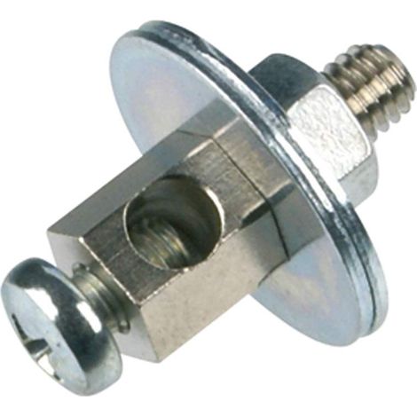 REV 0508710555 - Vite a terra per vasche da bagno e piatti doccia, colore: Argento (1/4)