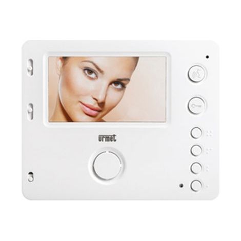 Urmet Videocitofono vivavoce Mìro 4,3" soft touch, supplementare per kit 2 fili 1722/88